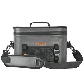 VEVOR Soft Cooler Bag, 16 Cans Soft Sided Cooler Bag Leakproof with Zipper, Waterproof Soft Cooler Insulated Bag